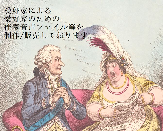 愛好家による愛好家のための伴奏音声ファイル等を制作/販売しております